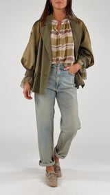 Giacca bomber raso H.