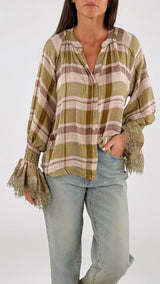 Camicia tartan garzata T.