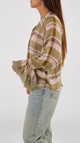 Camicia tartan garzata T.