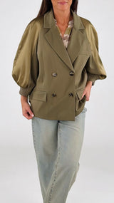 Giacca bomber raso H.