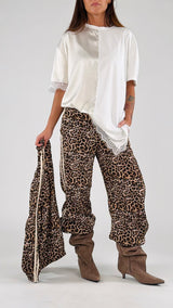 Pantalone nylon leo bande H.