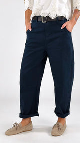 Pantalone drill baloon cintura H.