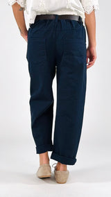 Pantalone drill baloon cintura H.