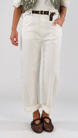 Pantalone drill ovetto elastico T.