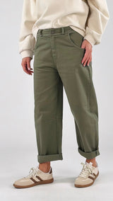Pantalone drill ovetto elastico T.