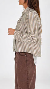 Camicia quadretti cravatta T.