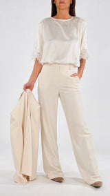 Body raso pizzo spallina H.