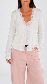 Twinset cotone pizzo H.