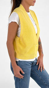 Gilet due bottoni costa inglese Vic.
