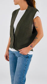 Gilet due bottoni costa inglese Vic.