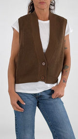 Gilet due bottoni costa inglese Vic.