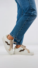 Sneaker tallone glitter
