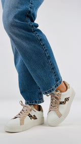 Sneaker tallone glitter