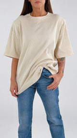 T-shirt over costina spalline H.