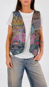 Gilet patch work K.