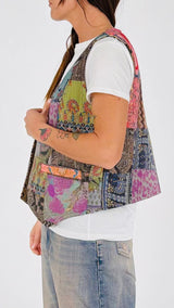 Gilet patch work K.