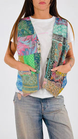 Gilet patch work K.