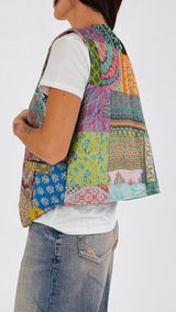 Gilet patch work K.