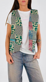 Gilet patch work K.