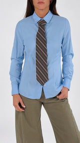 Camicia piquet cravatta Kiki