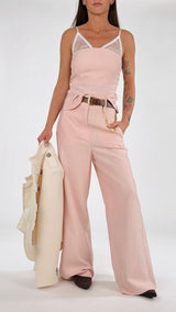 Pantalone palazzo viscosa fiammata H.