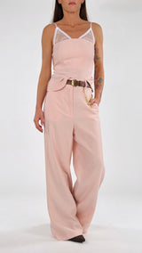 Pantalone palazzo viscosa fiammata H.