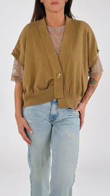 Gilet kimono asimmetrico T.