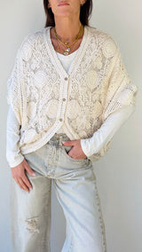 Cardigan kimono crochet