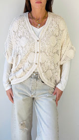 Cardigan kimono crochet