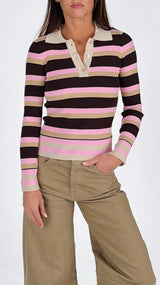 Polo costina righe Vic.