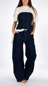 Pantalone baloon denim T.