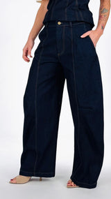Pantalone baloon denim T.