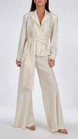 Giacca camicia fusciacca frange H.