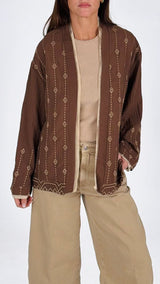 Caban lino cotone azteco
