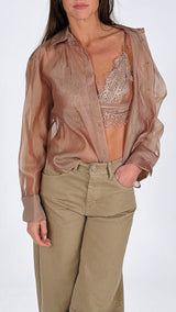 Camicia organza+bralette T.