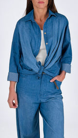 Camicia over chambray H.
