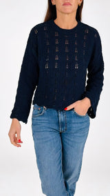 Pull traforo smerlato You