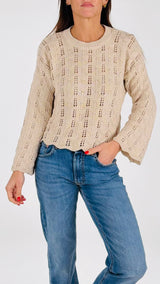 Pull traforo smerlato You