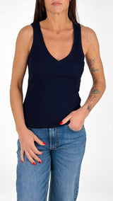 Canotta V costina americana You