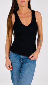 Canotta V costina americana You