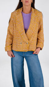 Giacca chanel stuoia lurex H.