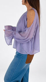 Camicia organza cut out You