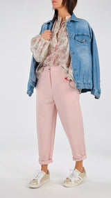 Pantalone carota fluido Vic.