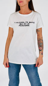T- shirt l' alcool fa male Vic