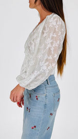 Camicia incrociata bombolino H