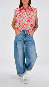 Camicia organza spalline maltinta H