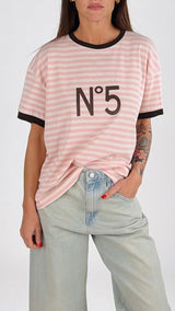 T-shirt n 5 righe T.