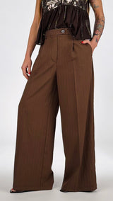 Pantalone palazzo stropicciato Vic.