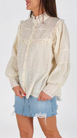 Camicia san gallo invecchiato K.