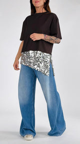 T-shirt balza paillettes T.